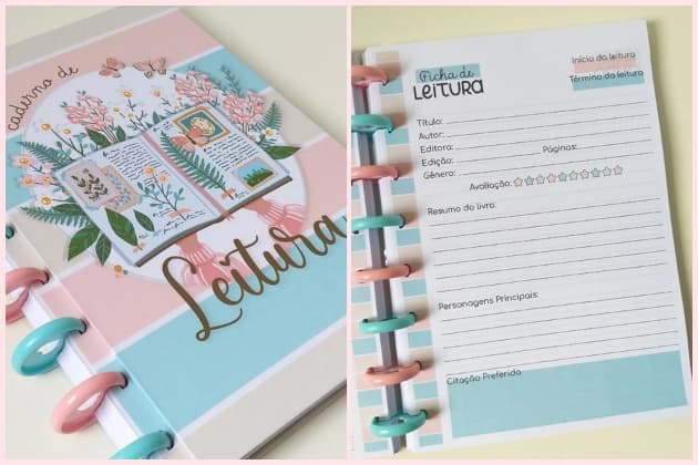Diário de leitura personalizado