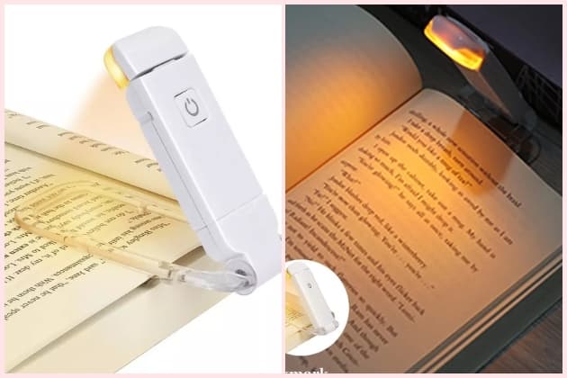 Luz De Leitura De Livros De Leds Brilho Ajustável USB Clip De Proteção Dos Olhos Portátil Bookmark Light