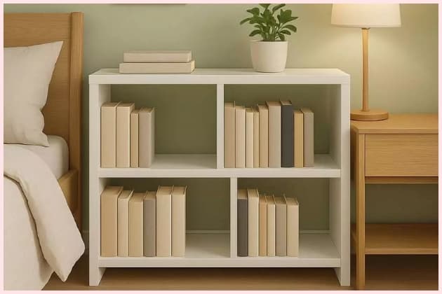 Rack Billy Branco Nicho Aparador Industrial Para Sala Quarto Escritório Pateleiras Madeira MDP